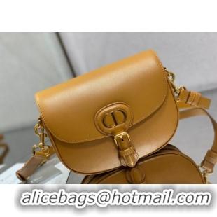 Best Product Dior Medium Bobby Bag in Box Calfskin Leather 0929 Brown 2025