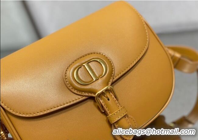 Best Product Dior Medium Bobby Bag in Box Calfskin Leather 0929 Brown 2025