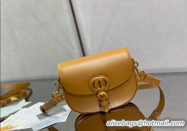Best Product Dior Medium Bobby Bag in Box Calfskin Leather 0929 Brown 2025
