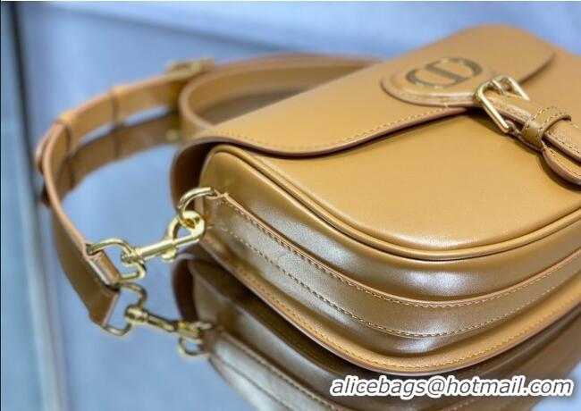 Best Product Dior Medium Bobby Bag in Box Calfskin Leather 0929 Brown 2025