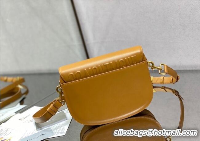 Best Product Dior Medium Bobby Bag in Box Calfskin Leather 0929 Brown 2025