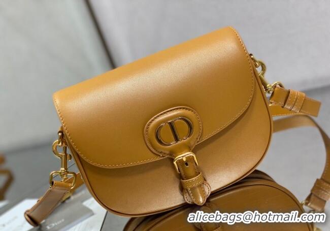 Best Product Dior Medium Bobby Bag in Box Calfskin Leather 0929 Brown 2025