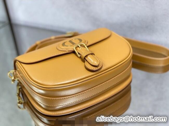 Best Product Dior Medium Bobby Bag in Box Calfskin Leather 0929 Brown 2025