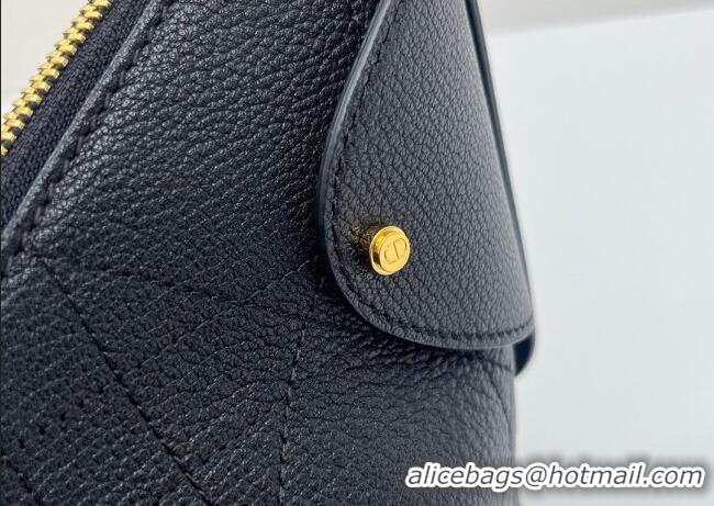 Buy Fashionable Dior Small Voyage Bag in Flat Macrocannage Grained Calfskin Leather 2845 Black 2025