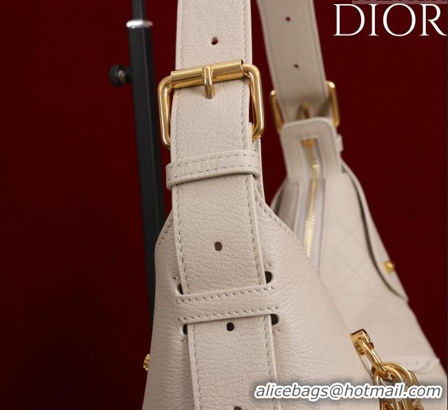Promotional Dior Medium Voyage Bag in Flat Macrocannage Grained Calfskin Leather 2846 Powder Beige 2025