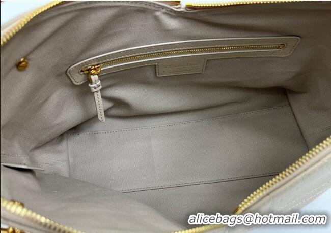 Luxury Cheap Dior Medium Voyage Bag in Flat Macrocannage Grained Calfskin Leather 2846 Beige Yellow 2025