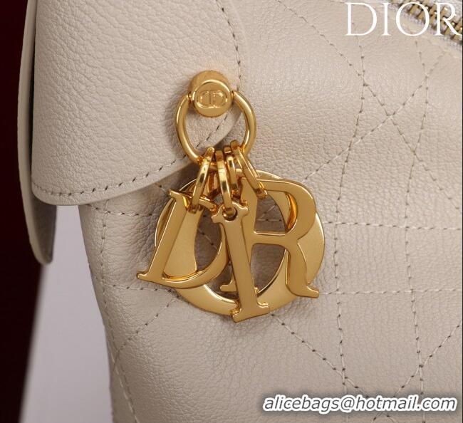 Big Discount Dior Large Voyage Bag in Flat Macrocannage Grained Calfskin Leather 2847 Powder Beige 2025