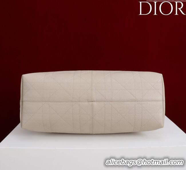 Big Discount Dior Large Voyage Bag in Flat Macrocannage Grained Calfskin Leather 2847 Powder Beige 2025