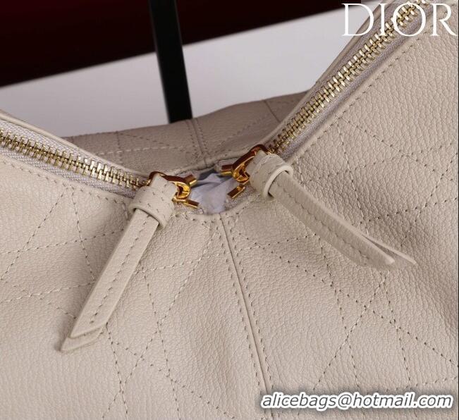 Big Discount Dior Large Voyage Bag in Flat Macrocannage Grained Calfskin Leather 2847 Powder Beige 2025