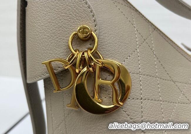 Buy Fashionable Dior Large Voyage Bag in Flat Macrocannage Grained Calfskin Leather 2847 Beige Yellow 2025