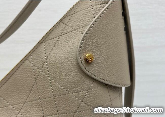 Buy Fashionable Dior Large Voyage Bag in Flat Macrocannage Grained Calfskin Leather 2847 Beige Yellow 2025