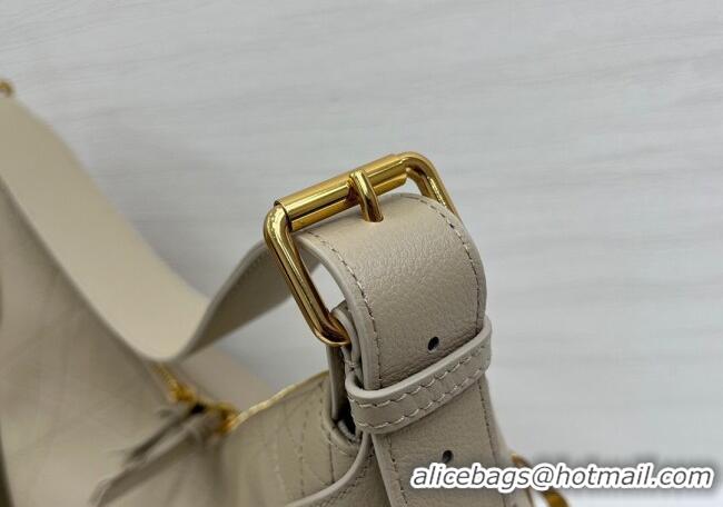 Buy Fashionable Dior Large Voyage Bag in Flat Macrocannage Grained Calfskin Leather 2847 Beige Yellow 2025