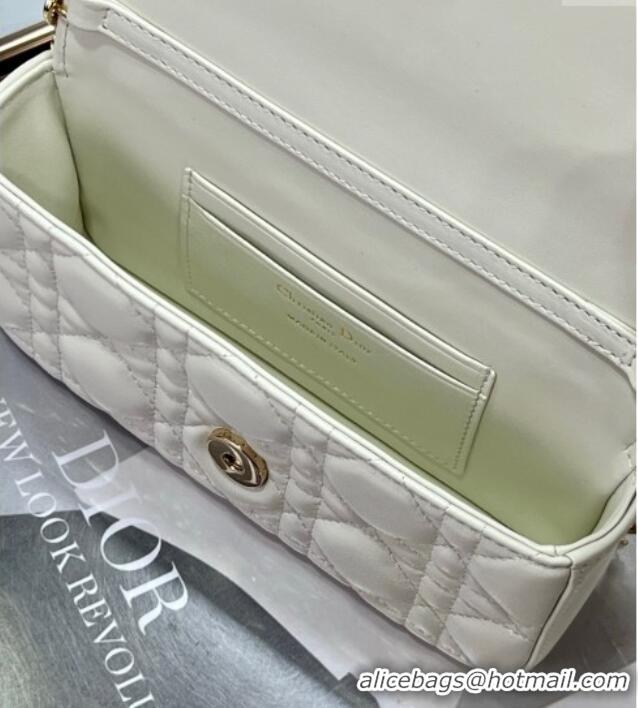 Top Quality Dior My Dior - Dior Talk Phone Pouch in Cannage Lambskin Leather 9134 White 2025