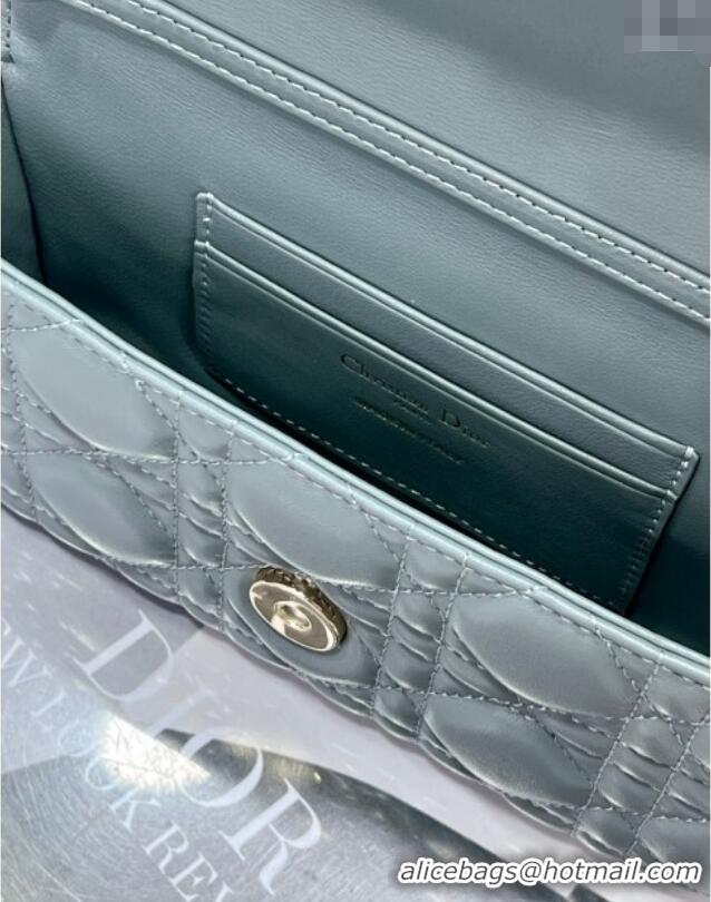 Fashion Discount Dior My Dior - Dior Talk Phone Pouch in Cannage Lambskin Leather 9134 Slate Grey 2025