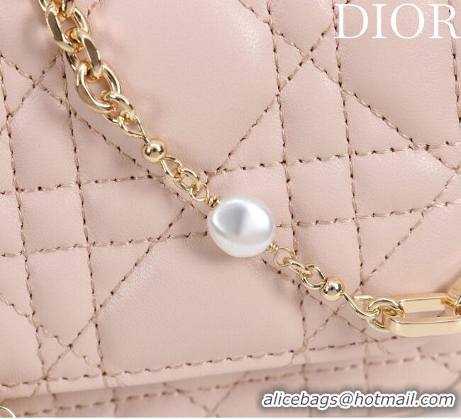 Hot Style Dior My Dior - Dior Talk Phone Pouch in Cannage Lambskin Leather 9149 Light Pink 2025