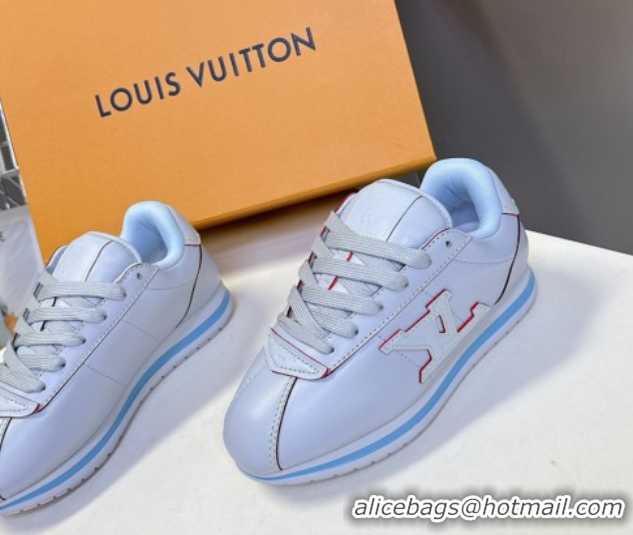 Youthful Louis Vuitton LV BUTTERSOFT Sneakers in Calf Leather Purple 2025 1AIKDJ 0829054