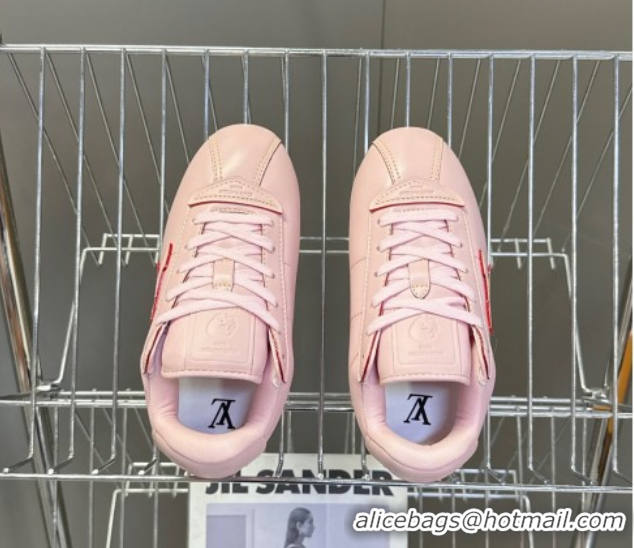 Good Product Louis Vuitton LV BUTTERSOFT Sneakers in Calf Leather Pink 2025 1AIKDJ 0829056
