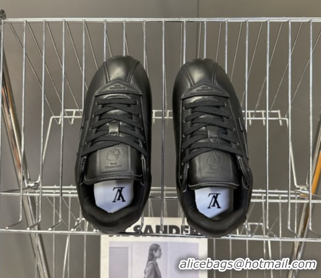 Luxurious Louis Vuitton LV BUTTERSOFT Sneakers in Calf Leather Black 2025 1AIKDJ 0829059