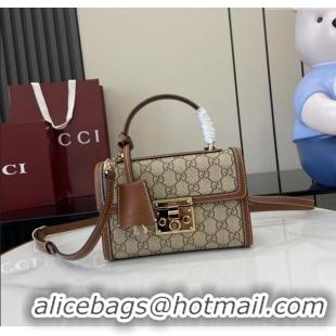 Market Sells Gucci Padlock GG Canvas small top handle bag 838999 Beige/Brown 2025