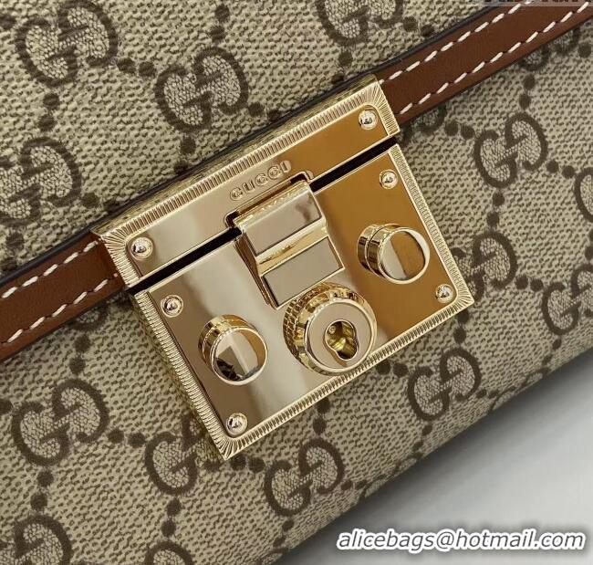 Market Sells Gucci Padlock GG Canvas small top handle bag 838999 Beige/Brown 2025