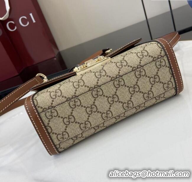 Market Sells Gucci Padlock GG Canvas small top handle bag 838999 Beige/Brown 2025