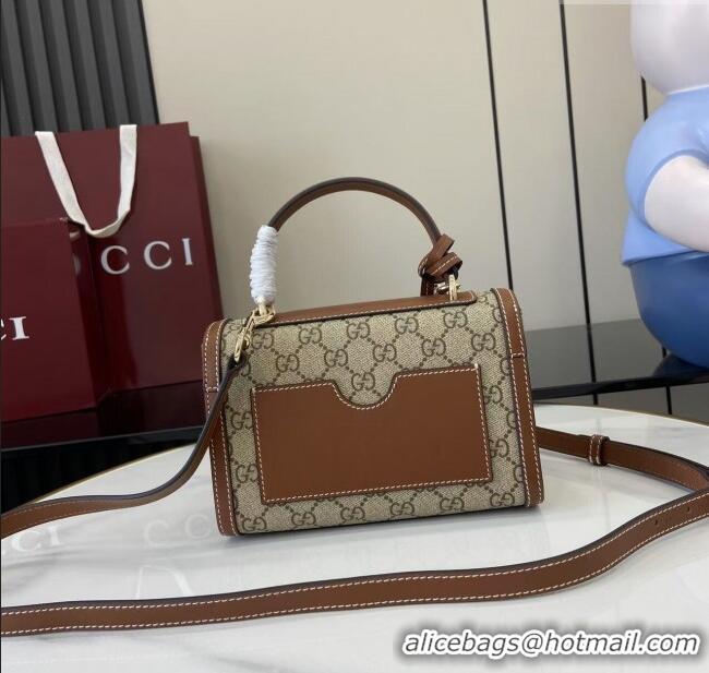 Market Sells Gucci Padlock GG Canvas small top handle bag 838999 Beige/Brown 2025