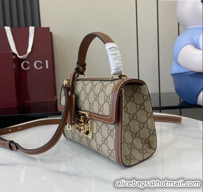 Market Sells Gucci Padlock GG Canvas small top handle bag 838999 Beige/Brown 2025