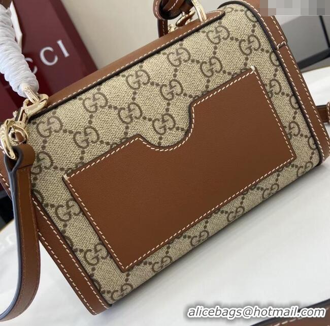 Market Sells Gucci Padlock GG Canvas small top handle bag 838999 Beige/Brown 2025