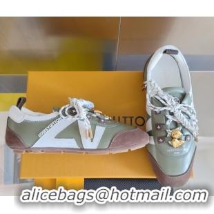 Good Product Louis Vuitton LV Sneakerina Sneakers Ballerina Green 1AIEP7 0829073