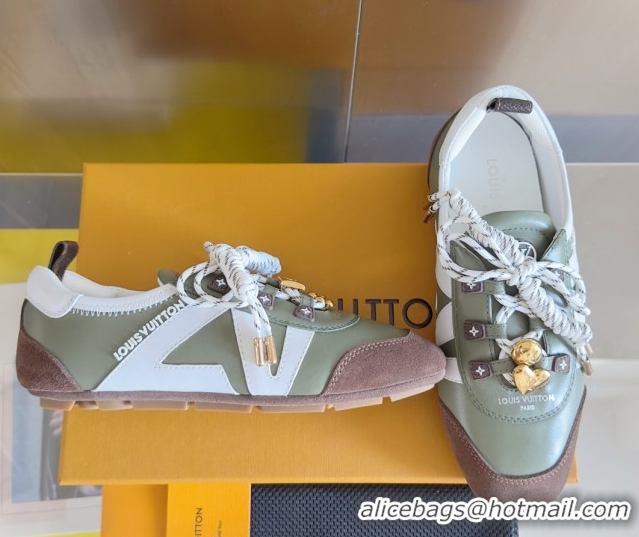Good Product Louis Vuitton LV Sneakerina Sneakers Ballerina Green 1AIEP7 0829073