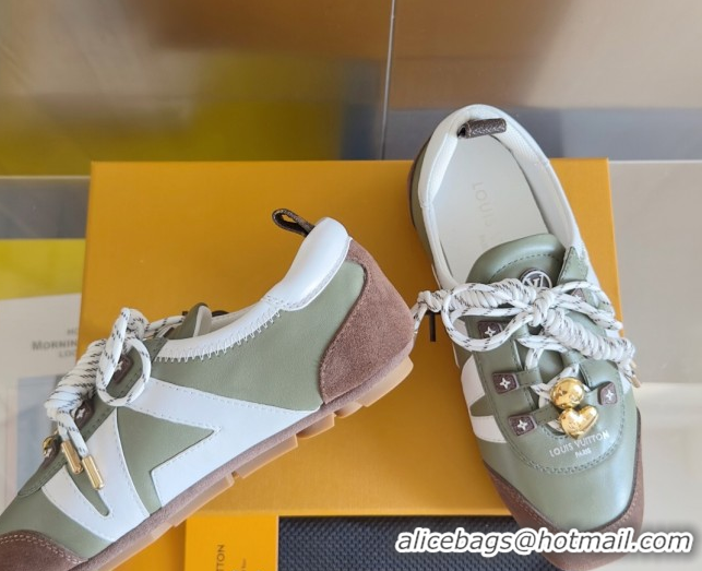Good Product Louis Vuitton LV Sneakerina Sneakers Ballerina Green 1AIEP7 0829073
