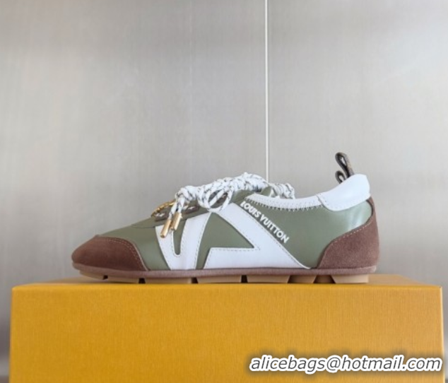 Good Product Louis Vuitton LV Sneakerina Sneakers Ballerina Green 1AIEP7 0829073