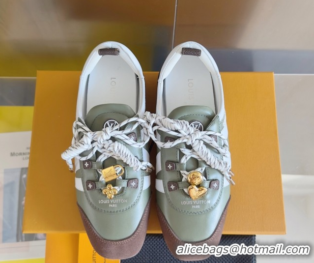 Good Product Louis Vuitton LV Sneakerina Sneakers Ballerina Green 1AIEP7 0829073