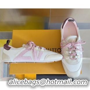 Popular Style Louis Vuitton LV Sneakerina Sneakers Ballerina in Knit Mesh White 1AHOTH 0829074