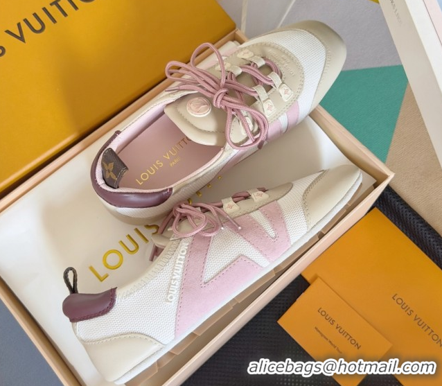 Popular Style Louis Vuitton LV Sneakerina Sneakers Ballerina in Knit Mesh White 1AHOTH 0829074