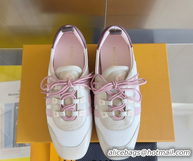 Popular Style Louis Vuitton LV Sneakerina Sneakers Ballerina in Knit Mesh White 1AHOTH 0829074
