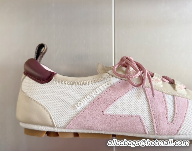 Popular Style Louis Vuitton LV Sneakerina Sneakers Ballerina in Knit Mesh White 1AHOTH 0829074