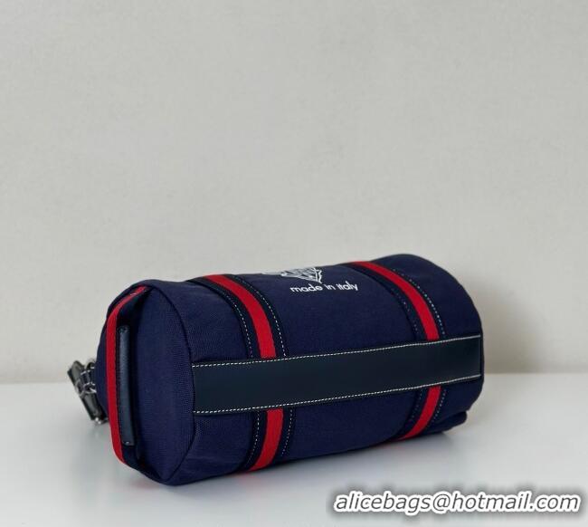 Promotional Gucci Small printed canvas duffle bag 816865 Dark Blue 2025