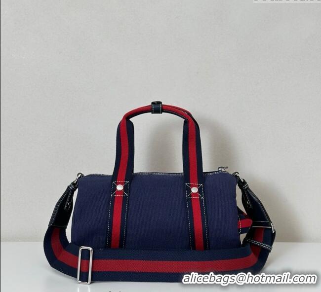 Promotional Gucci Small printed canvas duffle bag 816865 Dark Blue 2025
