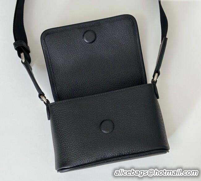 Top Grade Gucci Ophidia Leather mini bag 838599 Black 2025