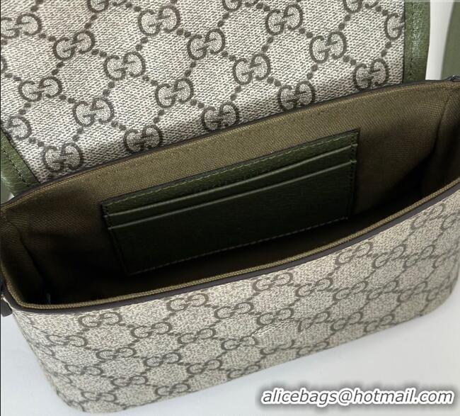 Most Popular Gucci Ophidia GG Canvas mini bag 838599 Beige/Green 2025