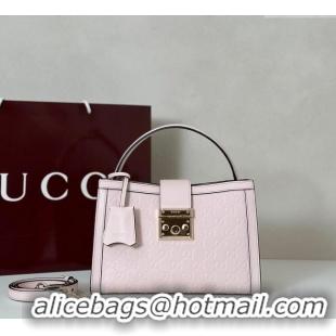 Good Quality Gucci Padlock GG Leather Medium Handbag 838992 Pink 2025