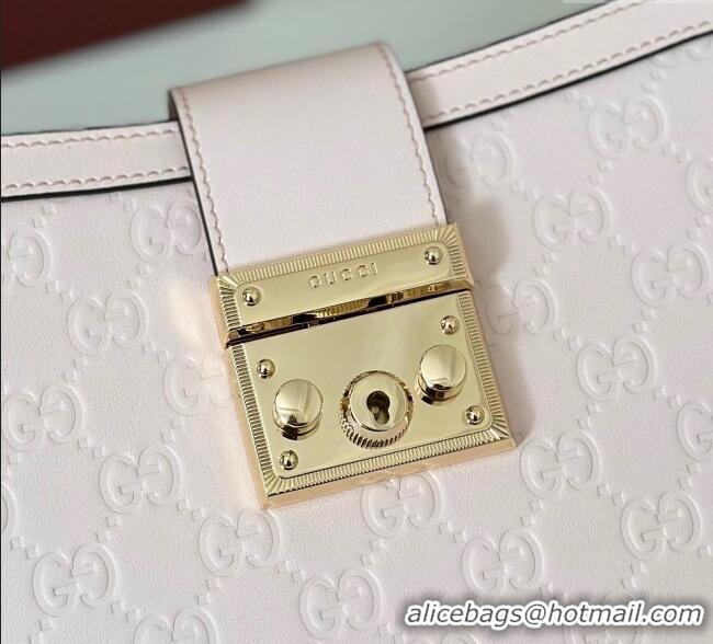 Good Quality Gucci Padlock GG Leather Medium Handbag 838992 Pink 2025