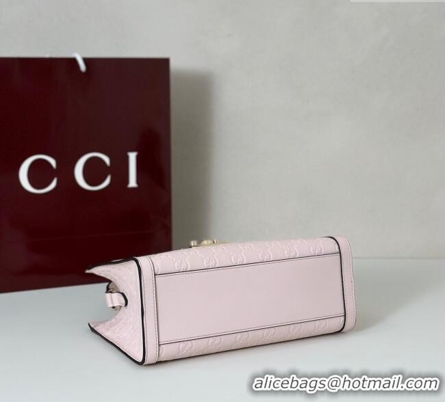 Good Quality Gucci Padlock GG Leather Medium Handbag 838992 Pink 2025