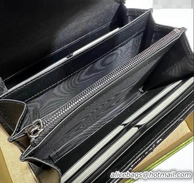 Trendy Design Gucci GG Marmont Patent Leather Chain Mini Bag 474575 Black 2025