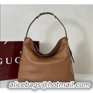 Buy Inexpensive Gucci Beatrix Leather large tote bag 850546 Brown 2025
