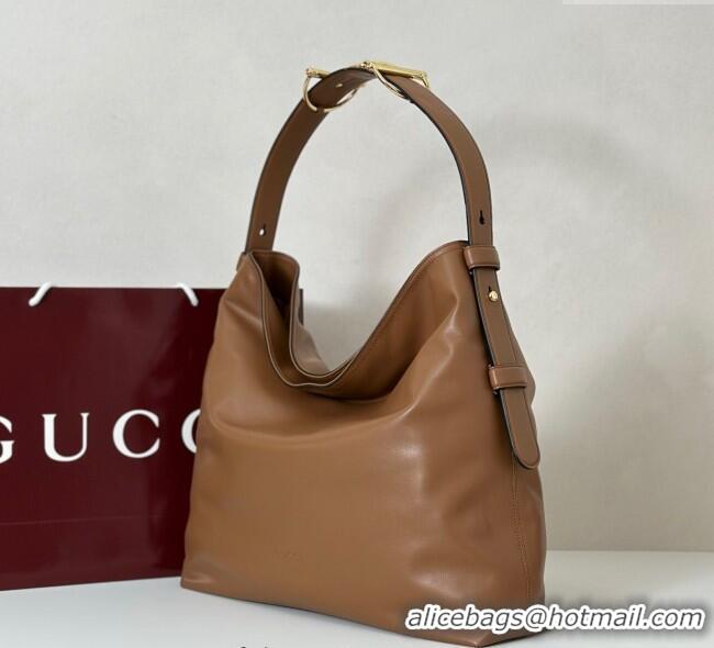 Buy Inexpensive Gucci Beatrix Leather large tote bag 850546 Brown 2025