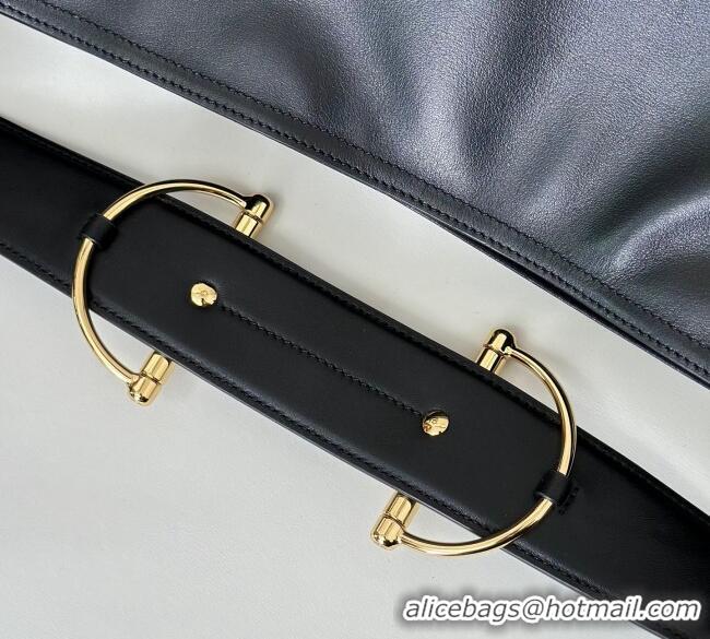 Best Product Gucci Beatrix Leather large tote bag 850546 Black 2025