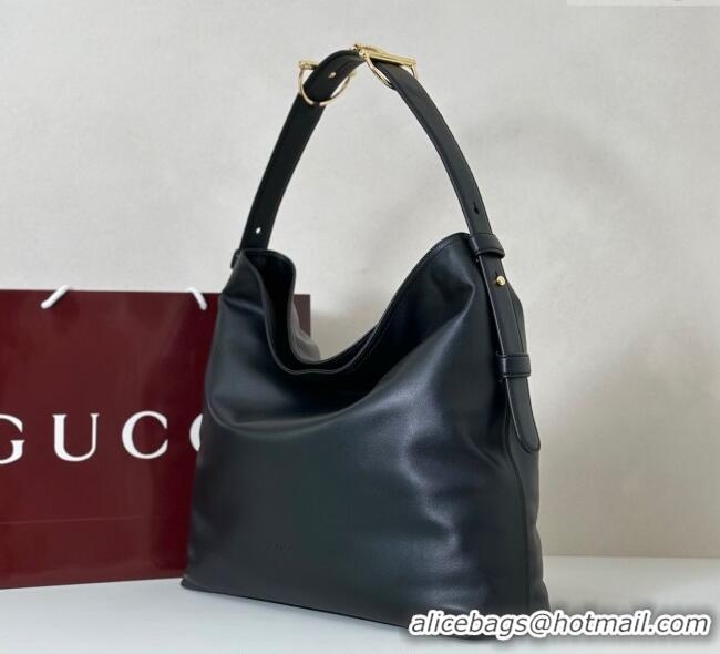 Best Product Gucci Beatrix Leather large tote bag 850546 Black 2025