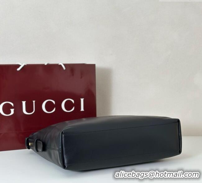 Best Product Gucci Beatrix Leather large tote bag 850546 Black 2025
